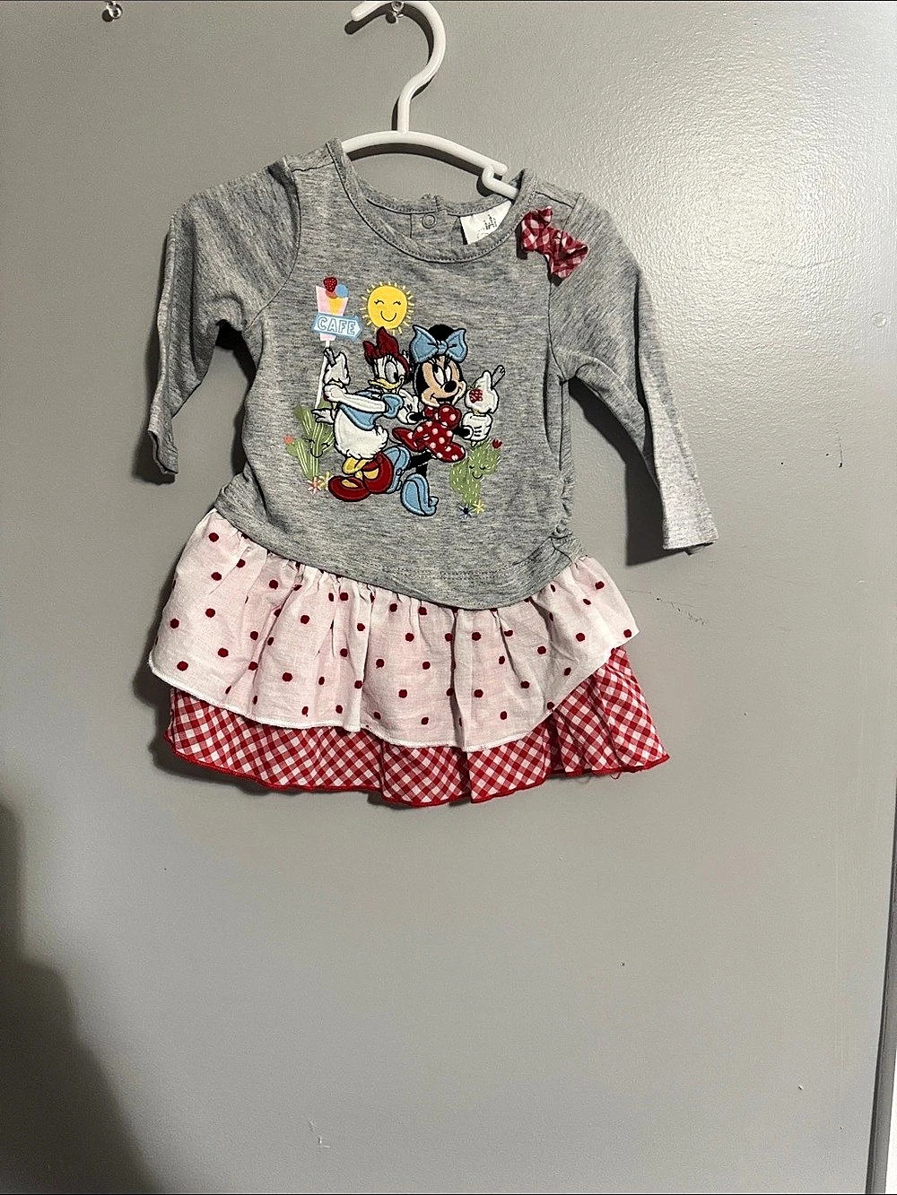 Disney Girls’ Minnie Mouse Layered Dress